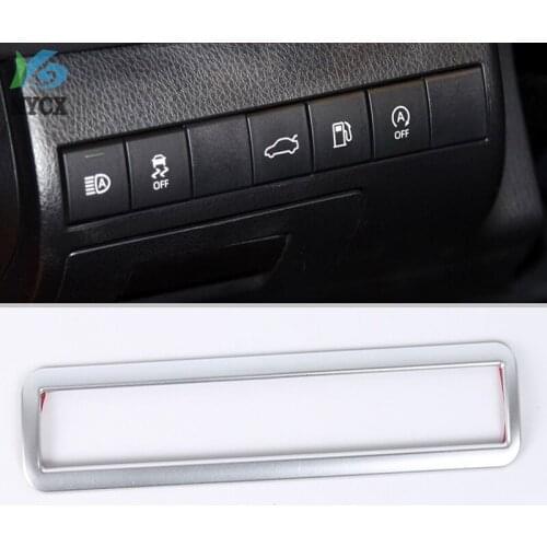 For Toyota Camry 2018-2019 ABS Chrome Car Interior Headlight Adjustment Cover Trim Moldings Car Styling Accessories