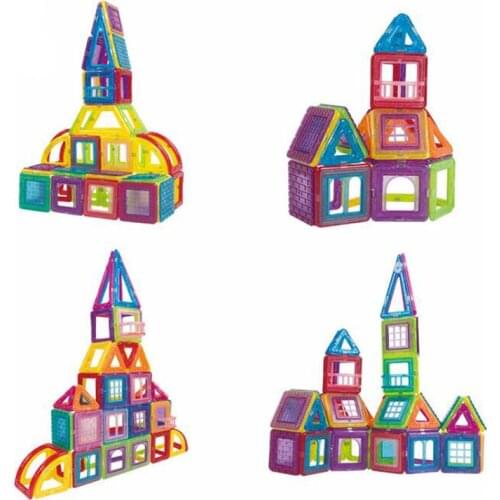 Mini DIY Designer Magnetic Constructor Model Magnet Building Blocks Block Intelligent Educational Toys For Children Gift