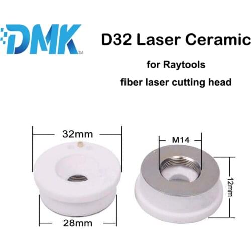 Laser cutting Ceramic Ring 32mm Nozzle Holder For Raytools Empower cutting head