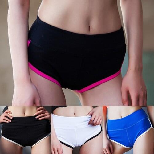 New Summer Sport Shorts Women High Waist Elasticated Seamless Fitness Leggings Push Up Gym Training Gym Tights Pocket Short