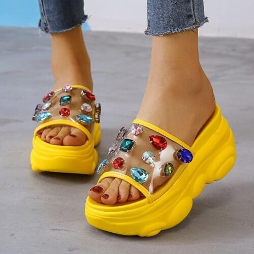 Summer New Style Fashion Wedges Height IncreasingCutOutPeepToeColorsWomenCasual GladiatorThick bottom muffin candy color Sandals