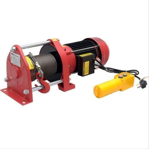 Upgraded Electric Hoist 220V/380V 1 Ton Light and Small Wire Rope Electric Hoist Hoist Crane