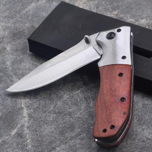 New 8.0'' folding blade knife 7Cr13 Blade With Rosewood Handle Tactical Knife Pocket Camping Knife Hunting Knife Survival knives