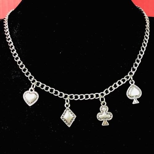 SOHOT Harajuku Retro Planet Eye Skeleton Mushroom Rabbit Letter Knife Heart Butterfly Unisex Necklace Jewelry Gift Drop Shipping