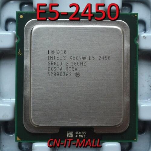 Pulled E5-2450 Server cpu 2.1G 20M 8Core 16 thread LGA1356 Processor