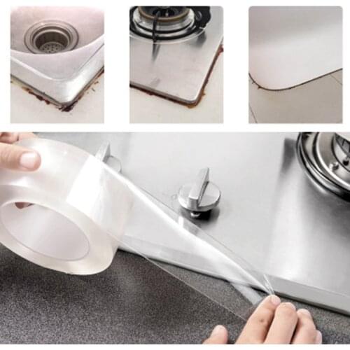 Kitchen Sink Bathroom Transparent Tape Gap Strip Waterproof Mildew Self-adhesive Pool Water Seal Strong Self-adhesive Tape