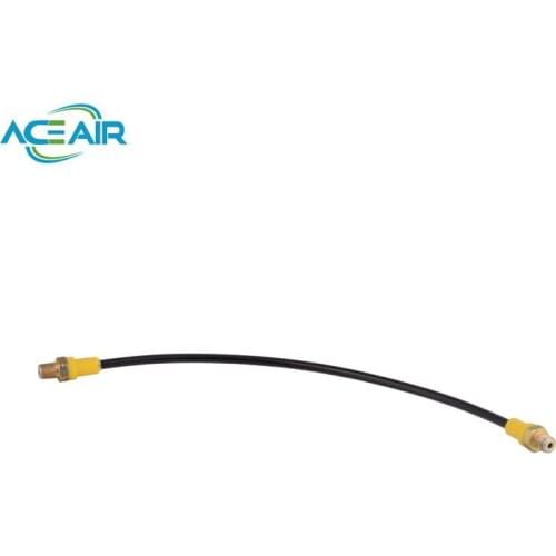 PCP Paintball High Pressure Hose Nylon Tube 300bar/4500psi HP Hoses 1/8NPT Male 1/8BSPP Male Connection 36cm Long