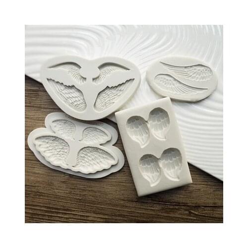 PRZY Angel Wings Silicone Mold Fondant Molds Cake Decorating Tools Handmade Resin Mould Silicone Rubber Clay Mould Aroma Moulds