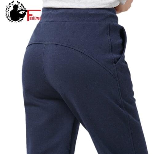 SWEAT PANTS WOMEN 2020 Spring SPORTING Fashion Casual Femme Joggers Cotton Elastic Waist Trousers Skinny Leg Female Sweatpants