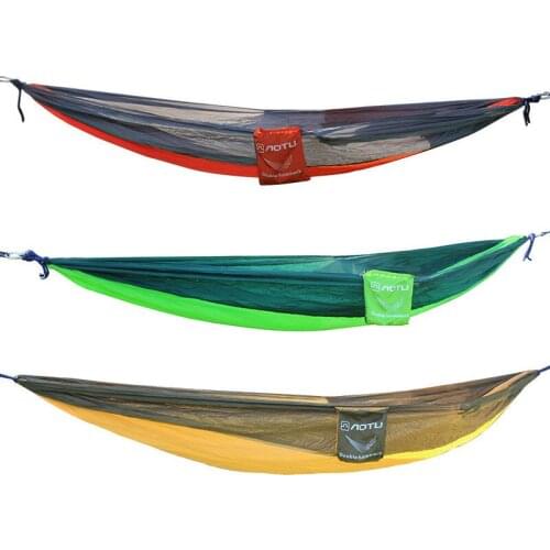 High quality Outdoor double parachute cloth hammock indoor swing bedroom Super load-bearing hang tent 2 person patio furniture