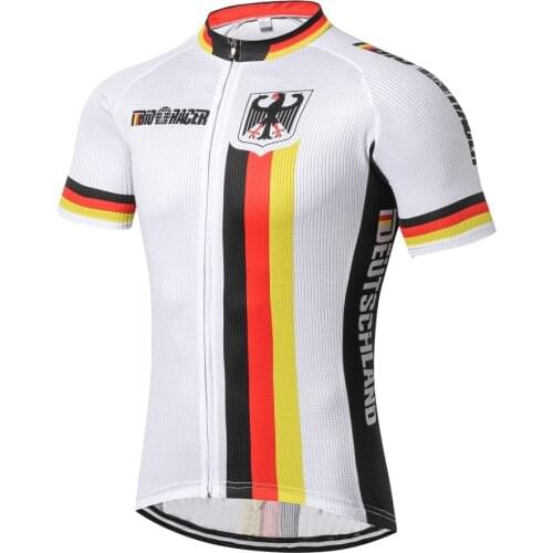 Weimostar Germany Deutschland cycling jersey road bike wear Ropa Ciclismo Sportswear Maillot Bicycle clothes Mtb Bike shirt