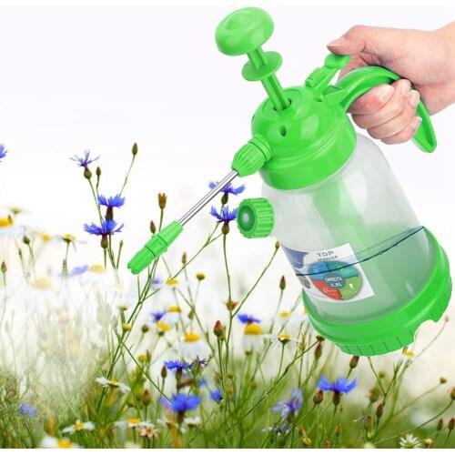 1.8L Pressure Portable Flower Plant Water Sprayer Garden Chemical Spray Pot Bottle Home Gardening Tools Air pressure Green