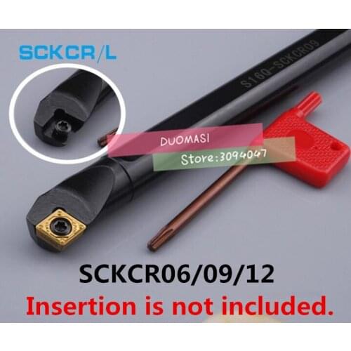 1PCS 8mm 10mm 12mm 14mm 16mm 20mm 25mm 32mm SCKCR06 SCKCR09 SCKCR12 SCKCL06/09/12 the Right/Left Hand CNC Turning tools