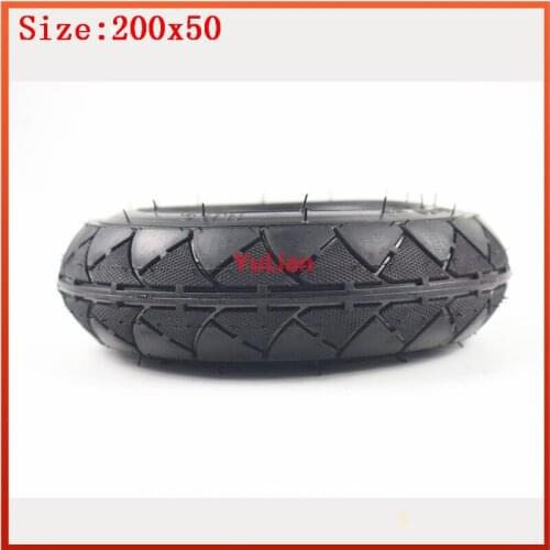 200x50 Solid Tire Tubeless Tyre For Speedtrott GX14 Speedway Mini 3/4 Razor Scooter Front Wheel Solid Explosion-Proof Tire