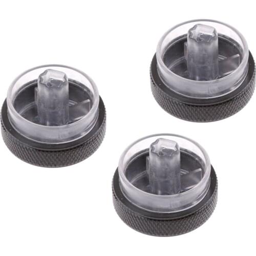 3 Pieces Air Conditioning Heat Control Switch Knobs Aluminum for Ford Focus