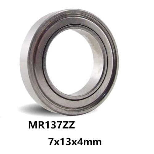3pcs/lot MR137ZZ Bearing 7*13*4mm Deep Groove Ball Bearing Miniature Bearing MR137-ZZ 7x13x4mm 52100 Chrome Steel