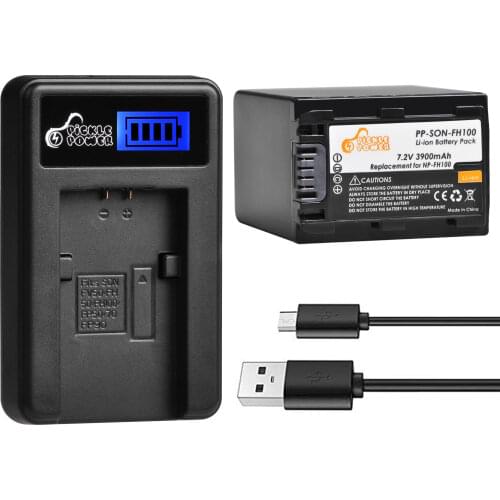 NP-FH100 NP FH100 FH100 Battery Charger Set for Sony DCR-SX40 SX40R SX41 HDR-CX105 FH90 FH70 FH60 FH50 FH40 FH30 SR42E SR45E