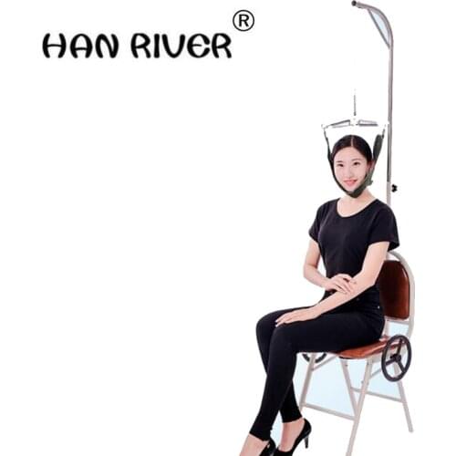 HANRIVER Cervical traction apparatus with cervical traction chairs strength vertebral treatment neck correction stretching frame