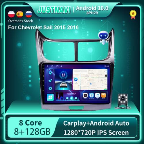 Android 10.0 Car Radio Multimedia Player For Chevrolet Sail 2015 2016 Auto Rearview Camera Navigation GPS WIFI Bluetooth No DVD