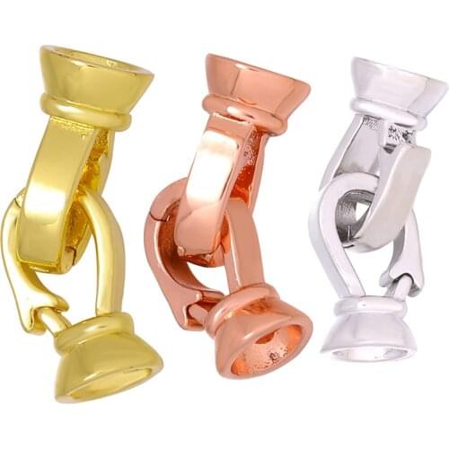 DIY Jewelry Handemade For Women Pearl Necklace Bracelet Clasp Hook Claw Buckle With Ring Connector Jewelry Making Findings