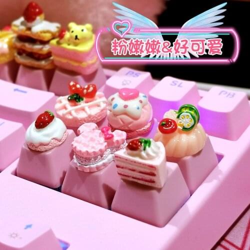 For Cherry MX Mechanical Keyboard Key Cap Pbt Custom Cartoon Anime R4 ESC Gaming Keycap Bottom Backlit Keycaps Beautiful Girl