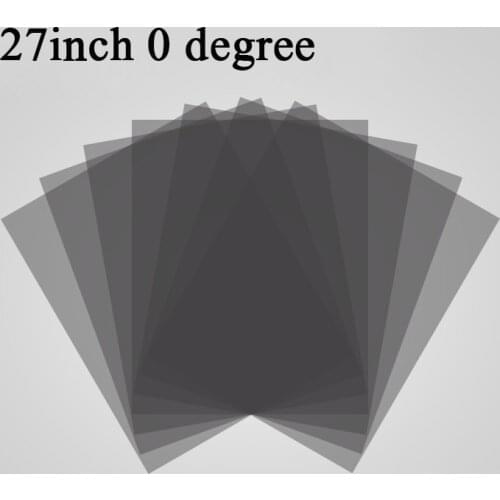 New 27inch 27 inch 0/45/90 degree Glossy LED/LCD Polarizer Polarizing Film for LCD LED IPS Screen for TV LCD Monitor Super clear