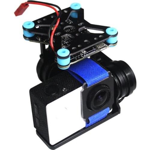 Ready to use super light 2 Aixs brushless gimal for FPV drones suit for go pro xiaoyi xiao yi