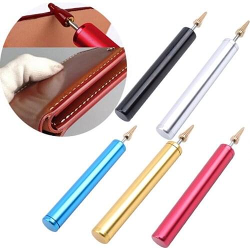 Leather Edge Dye Pen Colorful Aluminum Handle Belt Finisher Leather DIY Craft Oil Painting Making Tool