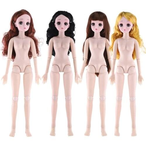 60cm Doll With Cute Eyes Moveable Joints 1/3 Female Figure Body Princess Doll Fashion Gifts For Girls Educational Toys