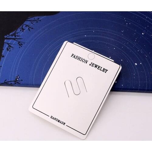 Hot! 100pcs/lot Brooch Hairpin Display Plastic and White Paper Cards 5.6x7.1cm Handmade DIY Fashion Jewelry Brooch Packing Tags