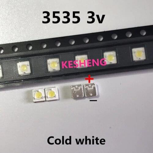 LUMEN LED SMD 3535 3537 3 V 1 W bianco Freddo Per La TV Retroilluminazione Lampada perline A127CECEBUP8C-6078 3D 1000PCS