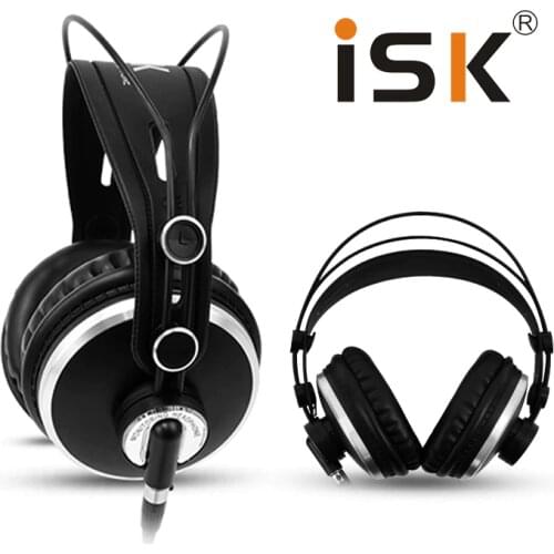 Original ISK HP-980 HP980 Professional Monitoring Earphone Studio Headphone 3.5mm + 6.3mm Computer MP3 Listen Music DJ headset