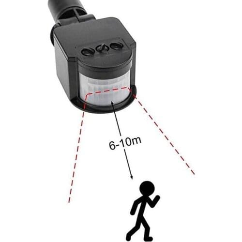 AC 220V Security PIR Human Body Motion Sensor Detector Inductor LED Light Switch