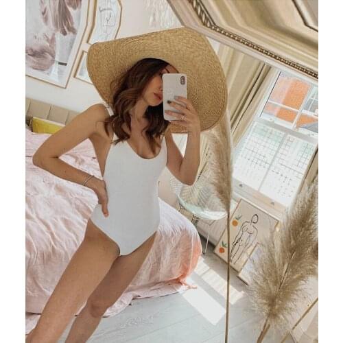 Beach Hat For Woman Fashion 18CM Sun Hat Beach Anti-UV Sun Protection Foldable Straw Cap Cover Oversized Collapsible Sunshade