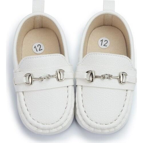 0-18 Months Newborn Baby Boy Girls Walking Shoes Infants Fashion Classical PU Soft Casual Crib Shoes First Walkers