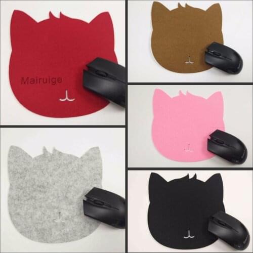 Mairuige Promotion Colorful Cat Optical Trackball Mouse Pad Felt Cloth Universal MousePad Mat for Table mat For Csgo LOL Dota