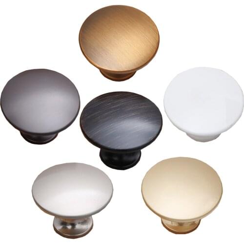 Kitchen Cabinet Knobs / Pulls Round Kitchen Hardware Knob, Cabinet Knobs Cupboard Pull Drawer Handle Knobs, 2 Pack