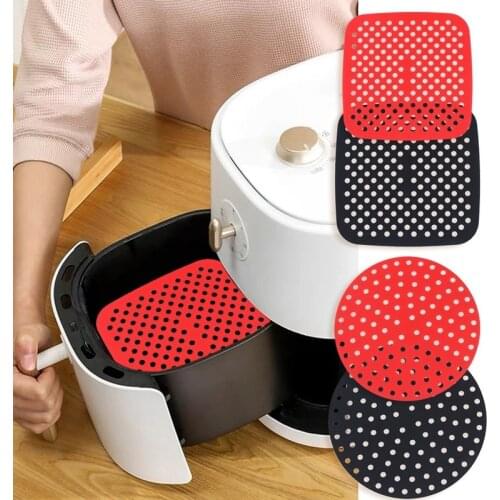 Air Fryer Silicone Pad Liner Tools To Prevent Food From Sticking To The Pan Kitchen Accessories Dining Table Insulation Mat