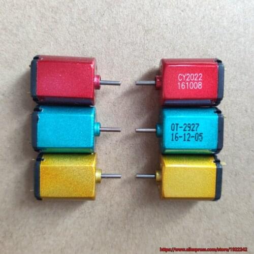 Brand new 11.8*15.4*18.5mm colorful motor 2.4V 3V 3.7V high speed carbon brush motor toy/car motor
