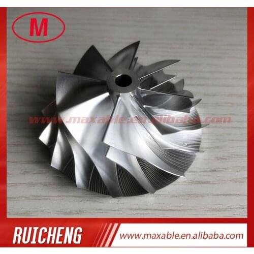 T04B 8+8 blades 54.10/69.96mm high performance Turbo Aluminum 2618 /milling/billet compressor wheel