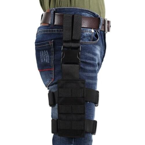 Tactical Drop Leg Platform 1000D Nylon MOLLE Mini Leg Panel with Quick Release Buckle for Hunting/Paintball/Airsoft
