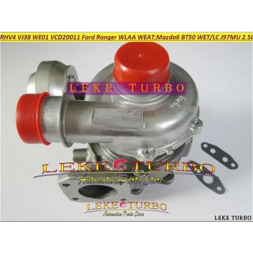 Turbo RHV4 VJ38 WE01 WE01F VCD20011 Turbocharger For FORD Ranger WLAA WEAT For MAZDA 6 2006- BT50 BT-50 WET WLC J97MU 2.5L 115KW