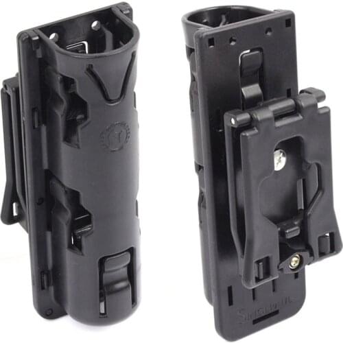 360 Degrees Rotation Gas Baton Holder Tactical Pouch Expandable Plastic Swivelling Baton Case Telescopic Holster for Hunting