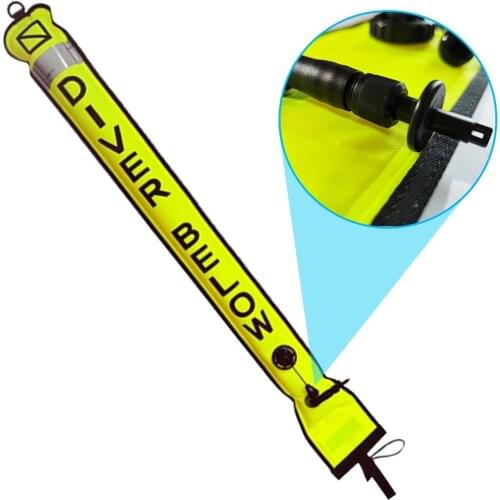 1.2m Buoy Colorful Visibility Safety Inflatable Scuba Diving SMB Surface Signal Marker Buoy Accessory boias para piscina