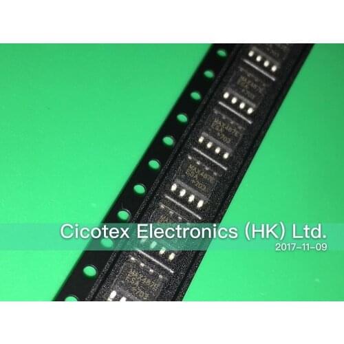 10pcs/lot MAX487EESA+ SOP8 IC TXRX RS485 RS422 LOWPWR 8SOIC MAX487E
