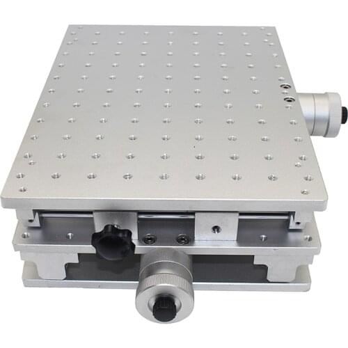 2 Axis Moving Table Portable Cabinet Case XY Table for Laser Marking Engraving Machine 210x150x75MM Y