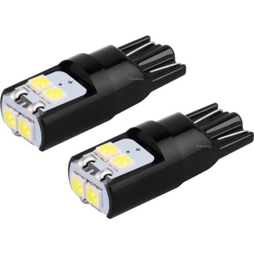 2PCS T10 W5W New High Quality LED Car Turn Side Lights Reading Dome Lamp WY5W 168 501 Auto Wedge Parking Bulbs Car Styling Light