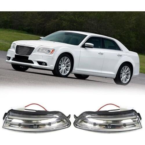 Car Left & Right LED Rearview Mirror Turn Signal Lights Lamp Car-Styling for CHRYSLER 300 11-20 68170148AA 68170149AA