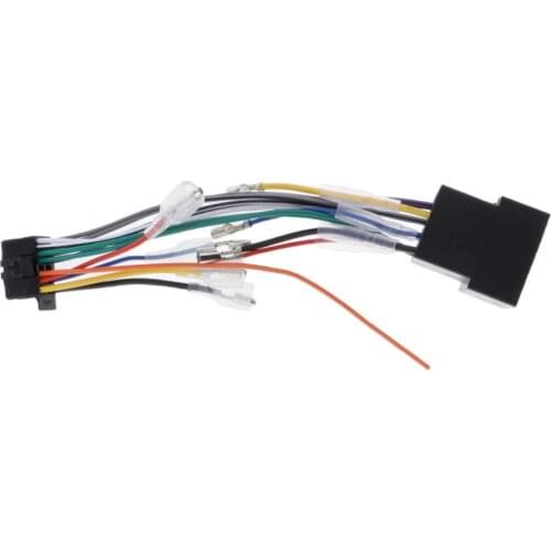 Car 16Pin CD Stereo Radio ISO Lead Harness Wiring Plug Connector Cord Socket