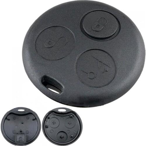 3 Buttons Remote Car Key Shell Case No Balde Fit for Mercedes Benz SMART Fortwo 450